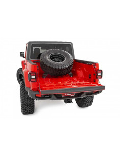 BED MOUNT SPARE TIRE CARRIER ROUGH COUNTRY JEEP GLADIATOR JT