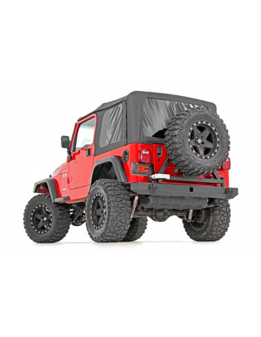ROUGH COUNTRY Rear Bumper with Tire Carrier |...