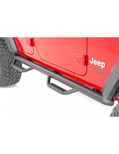 SIDE STEPS NERF ROUGH COUNTRY JEEP JL 4 PUERTAS