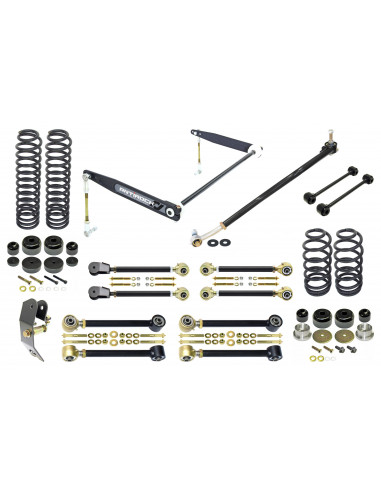 TJ JOHNNY JOINT® 4" SUSPENSION SYSTEM (W/ ANTIROCK® & DOUBLE ADJUSTABLE UPPER ARMS)