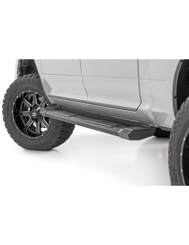 ROUGH COUNTRY HD2 Estribos Crewmax Cab | Ram 1500/2500/3500 4x4/4x2 (2010-2025 & Classic)
