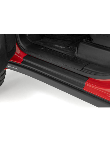 ROUGH COUNTRY Trail Cladding | Protectores de Rocker Sill | Chevy Silverado 1500 4x2/4x4 (19-26)