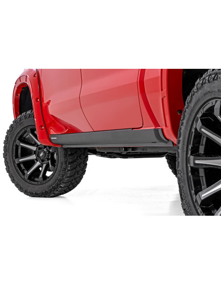 ROUGH COUNTRY Trail Cladding | Protectores de Rocker Sill | Chevy Silverado 1500 4x2/4x4 (19-26)