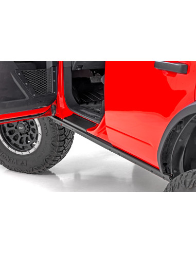 ROUGH COUNTRY Trail Cladding Protector de Rocker | 4 Puertas | Ford Bronco 4x4 (2021-2026)