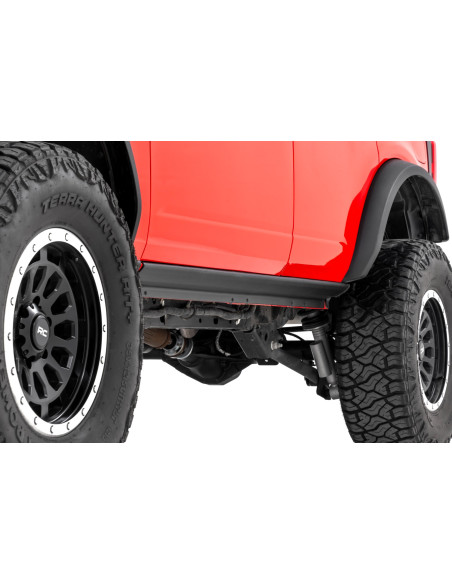 ROUGH COUNTRY Trail Cladding Protector de Rocker | 4 Puertas | Ford Bronco 4x4 (2021-2026)