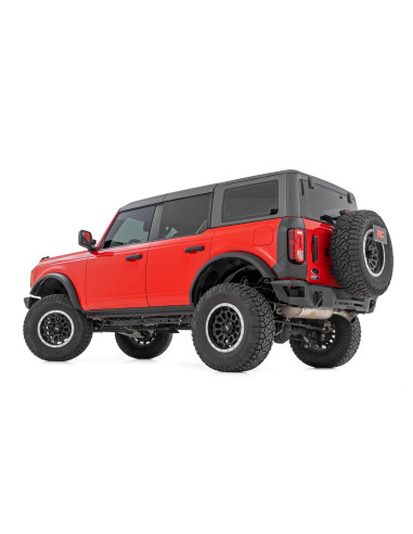 ROUGH COUNTRY Trail Cladding Protector de Rocker | 4 Puertas | Ford Bronco 4x4 (2021-2026)