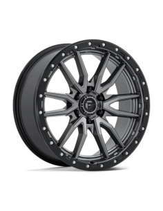 REBEL 22X9 6X5.5 106 +20 M-GMTL-BLK-RG - Apto Patrol CB110