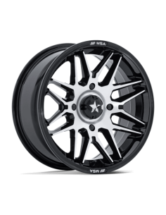 RADAR UTV 14X7 4X110 86 +10 G-BLK-MCH