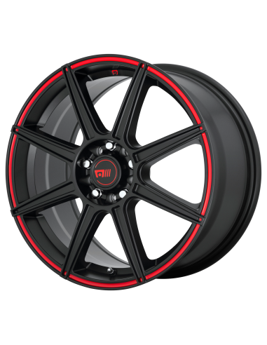 MR142 17X7 5X4.25/4.5 S-BLK RED 40MM