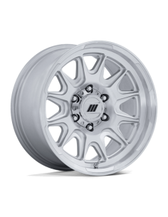 PULSE 17X8.5 6X5.5 106 +0 G-SLV-MCH-FC - Apto Patrol CB110