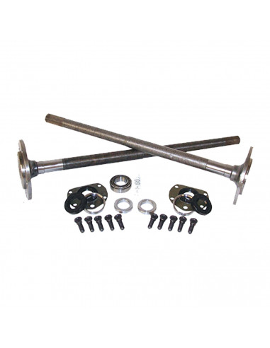 One piece short axles M20 '76-'3 CJ5 & '76-'81 CJ7 w/ bearings & 29 splines, kit