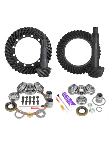 Ring & Pinion Gear Kit Package Front & Rear with Install Kits - Toyota 9.5/8R
