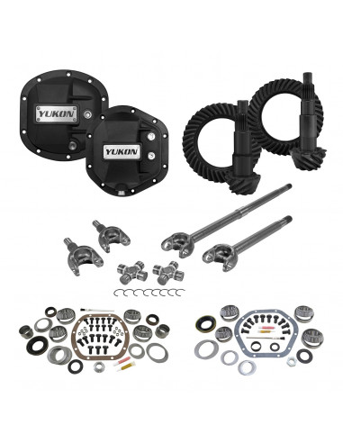 YUKON YUKON STAGE 3 RE-GEAR KIT UPGRADES FRONT & REAR DIFFS, INCL COVERS/FR AXLES