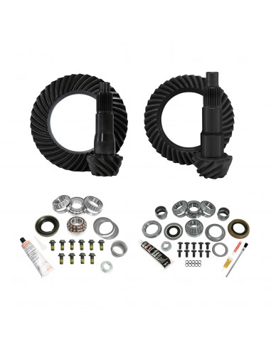 Yukon Gear & Kit Package for JL Non-Rubicon, D35 Rear & D30 Front, 3.73 Gear