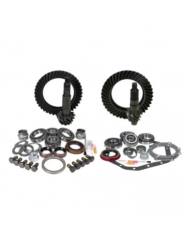 Yukon Gear & Install Kit pkg for STD Rotation D60 & ’99 & up GM 14T, 4.56 thick