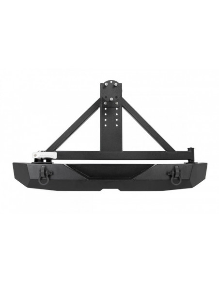 ROUGH COUNTRY PARAGOLPES Y PROTECCIONES Trasero Rock Crawler con Portarueda | Jeep Wrangler JK
