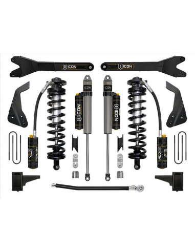 ICON 08-10 FORD F250/F350 4-5.5" STAGE 4 COILOVER CONVERSION SYSTEM W RADIUS ARM