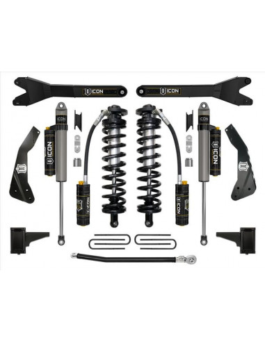 ICON 11-16 FORD F250/F350 4-5.5" STAGE 4 COILOVER CONVERSION SYSTEM W RADIUS ARM