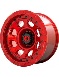 LLANTA KMC XD XD861 20X10 6X5.5 GL-RED -18MM
