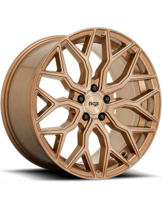 LLANTA NICHE WHEELS MAZZANTI 19X8.5 5X112 66.5 BZBR 25MM