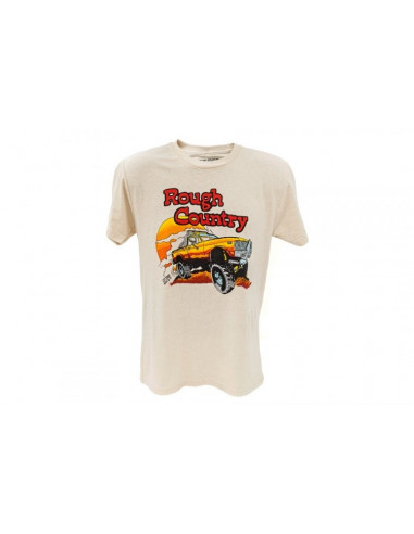 ROUGH COUNTRY T-SHIRT | THROWBACK | CREAM | MD