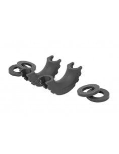 ROUGH COUNTRY D-RING ISOLATOR KIT | PAIR | BLACK