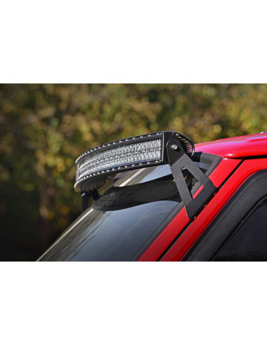 ROUGH COUNTRY LED LIGHT MOUNT | UPPER WINDSHIELD | 50" CURVED | JEEP CHEROKEE XJ (84-01)