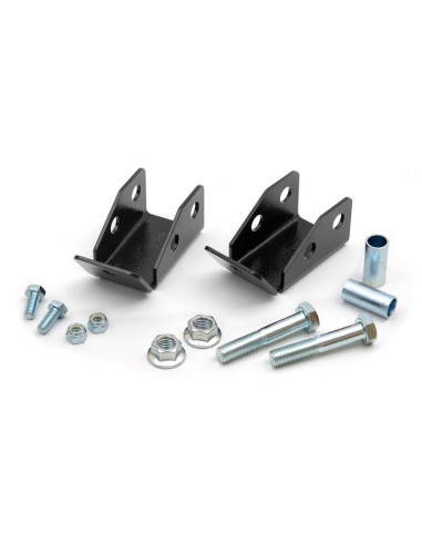 ROUGH COUNTRY SHOCK RELOCATION BRACKETS | REAR | JEEP WRANGLER TJ 4WD (1997-2006)
