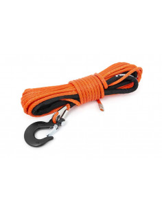 Rough Country 50ft Red Synthetic Winch Rope - 1/4 Inch 7,000lb Capacity For UTV/ATV