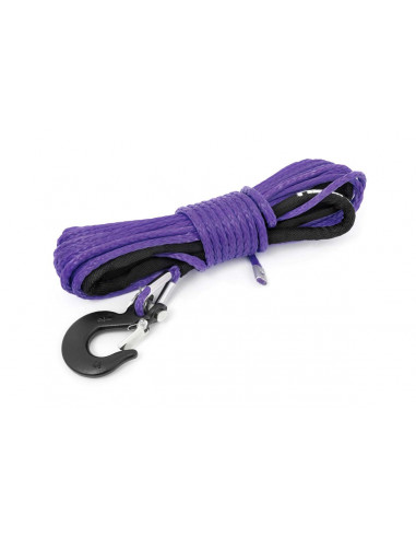 ROUGH COUNTRY SYNTHETIC ROPE | 1/4 INCH | 50 FT | PURPLE