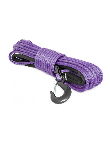ROUGH COUNTRY SYNTHETIC ROPE | 3/8 INCH | 85 FT | PURPLE