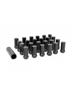 ROUGH COUNTRY M12 X 1.25 LUG NUT SET OF 24 | BLACK