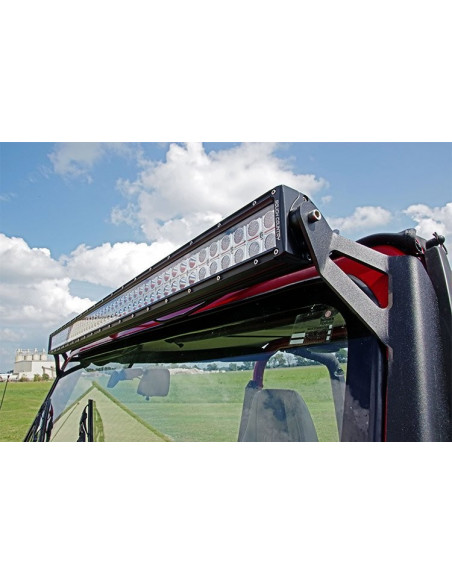 ROUGH COUNTRY SOPORTE BARRA LED Parabrisas 50" Recta | Jeep Wrangler YJ
