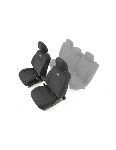 ROUGH COUNTRY SEAT COVERS | FRONT | CREW CAB | TOYOTA TACOMA 2WD/4WD (2016-2022)