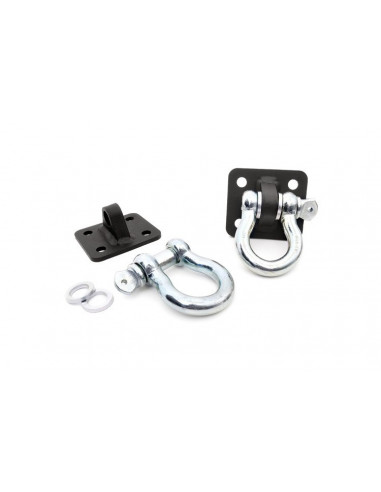 ROUGH COUNTRY D RING SHACKLES AND MOUNTS | TJ SUBBY | XJ WINCH | JEEP CHEROKEE XJ (84-01)/WRANGLER TJ (97-06)