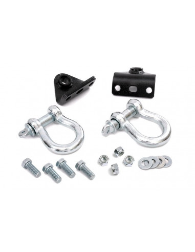 ROUGH COUNTRY D RING SHACKLES AND MOUNTS | WINCH PLATE | JEEP GRAND CHEROKEE ZJ (93-98)