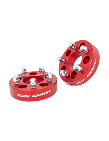 ROUGH COUNTRY 1.5" Wheel Spacers 5x4.5 Red |...