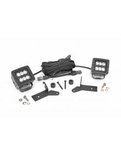 ROUGH COUNTRY ILUMINACION Cubos LED 2" en Bisagra Negros...