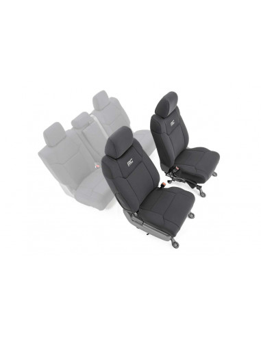 ROUGH COUNTRY SEAT COVERS | FRONT W/ CONSOLE COVER | TOYOTA TUNDRA 2WD/4WD (14-21)