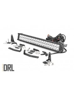 ROUGH COUNTRY LED LIGHT | BUMPER MOUNT | 20" CHROME DUAL...