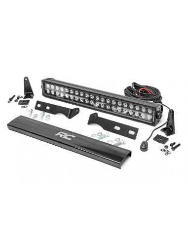 ROUGH COUNTRY LED LIGHT | BUMPER MOUNT | 20" BLACK DUAL ROW | JEEP GRAND CHEROKEE WK2 (11-20)