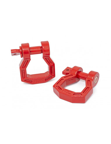 ROUGH COUNTRY D-RING | FORGED | PAIR | RED