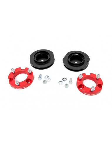ROUGH COUNTRY 2 INCH LIFT KIT | RED SPACERS | TOYOTA FJ CRUISER 2WD/4WD (07-14)