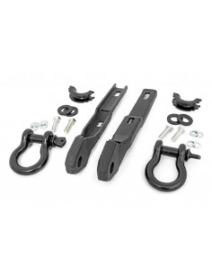 ROUGH COUNTRY TOW HOOK BRACKETS | D-RING COMBO | NISSAN...