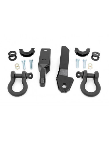 ROUGH COUNTRY TOW HOOK TO SHACKLE BRACKET | D-RING COMBO | CHEVY/GMC C1500/K1500 TRUCK/SUV (88-99)