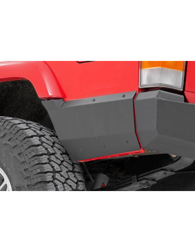ROUGH COUNTRY QUARTER PANEL ARMOR | REAR | FACTORY FLARE | JEEP CHEROKEE XJ (97-01)