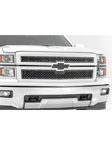 ROUGH COUNTRY MESH GRILLE | CHEVY SILVERADO...