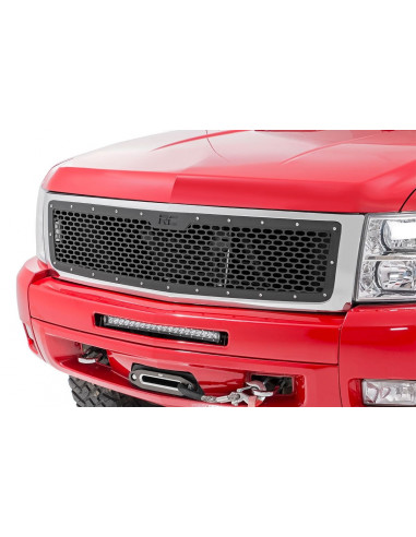 ROUGH COUNTRY MESH GRILLE | CHEVY SILVERADO 1500 2WD/4WD (2007-2013)