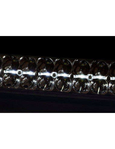 ROUGH COUNTRY CHROME SERIES LED | 30 INCH LIGHT| CURVED DUAL ROW | WHITE DRL