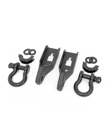 ROUGH COUNTRY TOW HOOK BRACKETS | D-RING COMBO | FORD F-150 2WD/4WD (2009-2020)